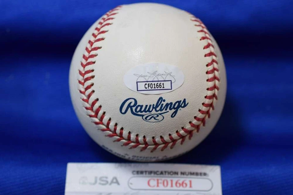 Béisbol firmado por Lorenzo Cain certificado de autenticidad JSA OML Grandes Ligas Foto 2 de 2