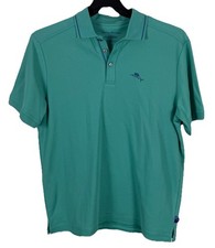 Tommy Bahama Men's Emfielder IslandZone Polo Shirt Small Green Performance NWT