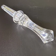 Villeroy & Boch  Art Glass Wine Bottle Stopper Clear Lead Crystal Beautiful! 6.5