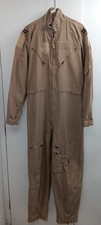 CWU 27/P Flyers Desert Tan Coveralls Flight Suit 44 L - Captain Rank Propper