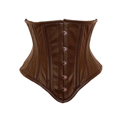 Leder Unterbrustkorsett Taillentrainer Waist Trainer Shaper figurformend Korsett