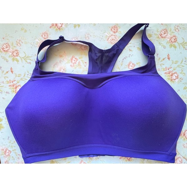Victoria’s Secret On Point Incredible Sports Bra 38DD Purple Wireless Racerback
