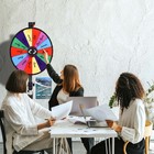 WinSpin 24" Prize Wheel Tabletop Floor Stand Spinning Game Brochure Holder — photo 7