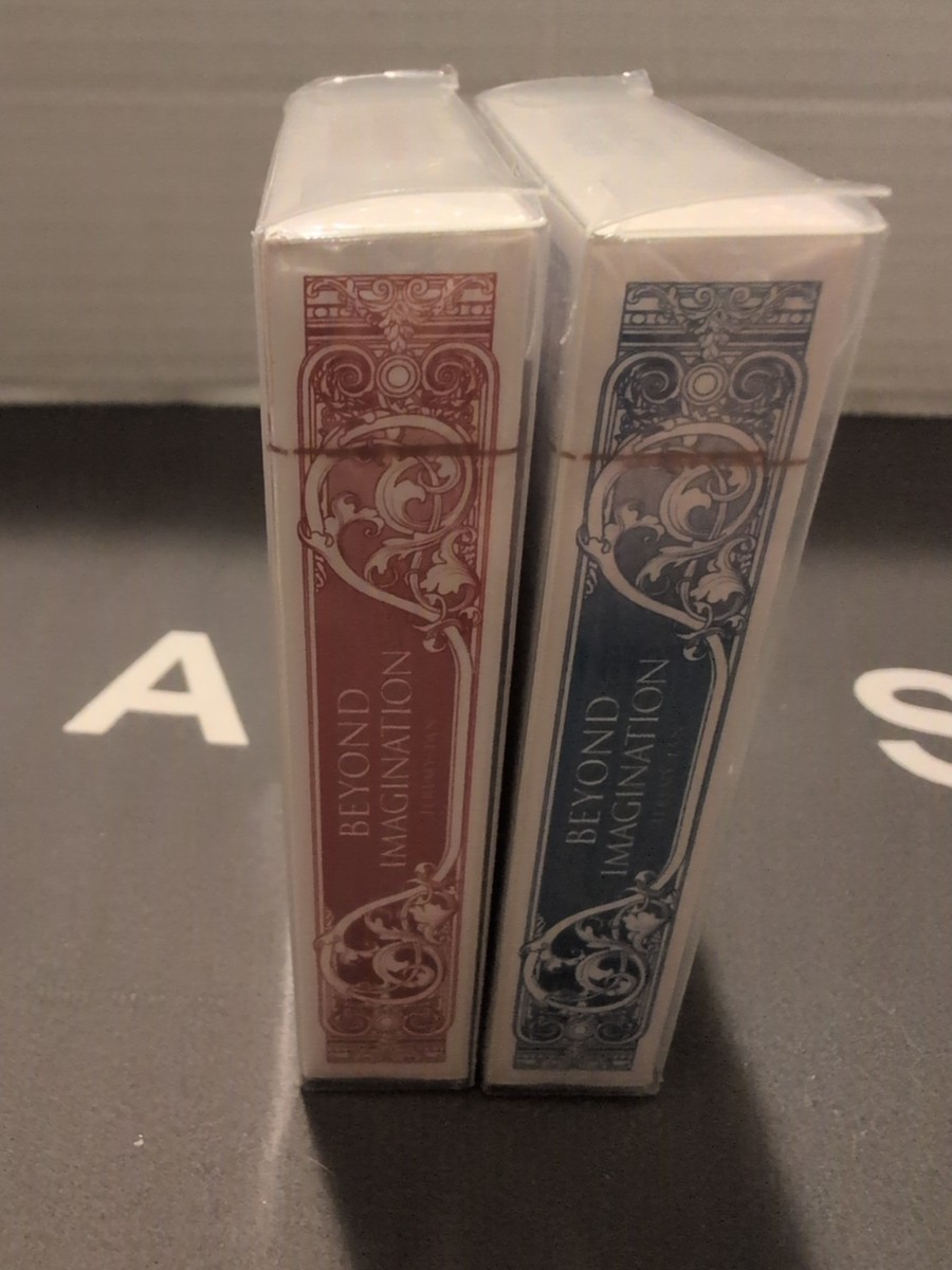Beyond Imagination Playing Cards V2 2-Decks Set – Crimson & Azure