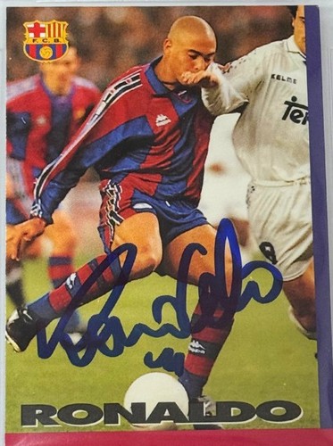FC Barcelona 1996-97 Away Jersey Shirt RONALDO #9 | eBay