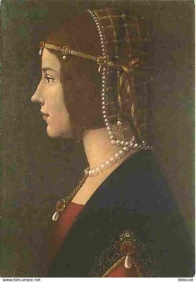 AK - Kunst - Malerei - Leonardo - Beatrice D'Este - CPM - siehe Scans R