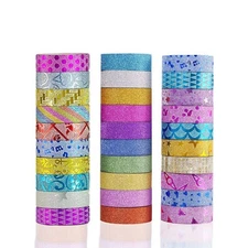 30 Rolls Washi Masking Tape Set,Decorative Craft Tape Collection for DIY and