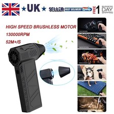 Electric Air Duster Comes 130000 Rpm Jet Dry Mini Blower Portable Turbo Jet Fan