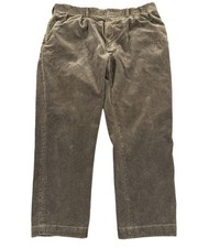 VTG Polo Ralph Lauren Ethan Pants Corduroy Mens 40x30 100 Cotton Brown Pleated