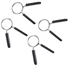2 Pcs Barbell Weight Bars Clips Clamps 2 Inch for Olympic Bar Spring Lock Collar