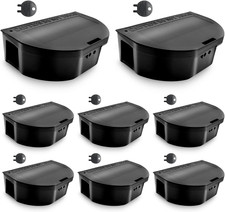 Mouse Bait Stations 8-Pack   Tamper-Resistant...