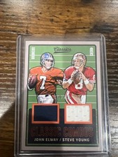 2017 Panini Classics Classic Combos Mem  John Elway, Steve Young #CC-JS /299