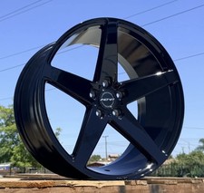 20x8.5 3520x10 40 5x112 Inovit Rotor Wheels 20 Staggered Gloss Black 20x8.5 3520x10 40 5x112 Inovit Rotor Wheels 20 Staggered Gloss Black