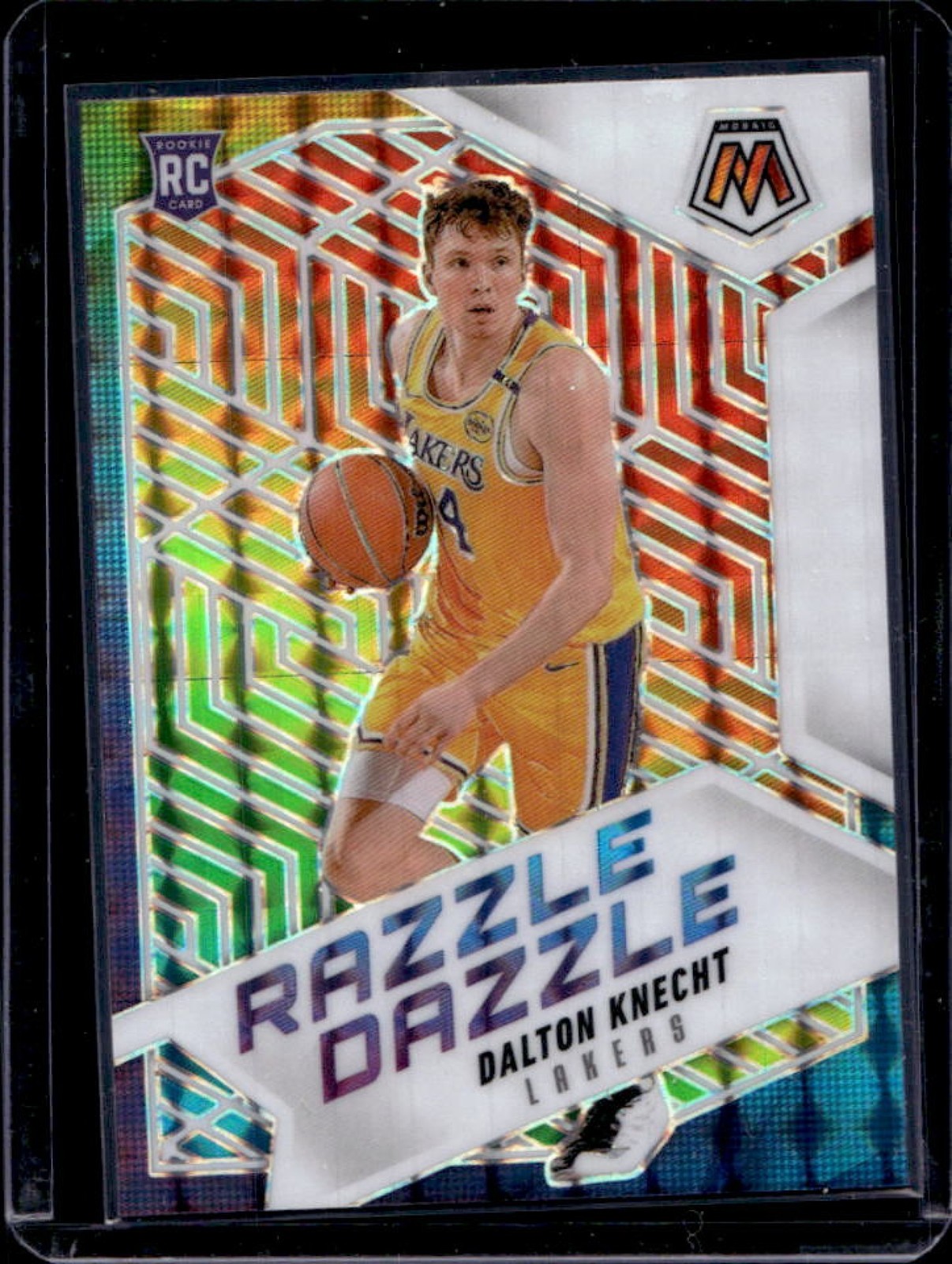 2024-25 Mosaic Dalton Knecht Razzle Dazzle RC Rookie #11 Lakers