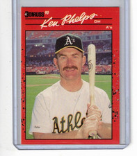 1990 Donruss #675 Ken Phelps - Athletics