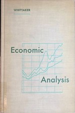 Economic Analysis Whittaker, Edmund: