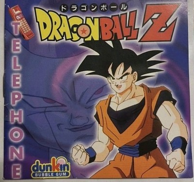 Dragonball Z Dunkin Bubblegum Sticker Album Vntage Rar