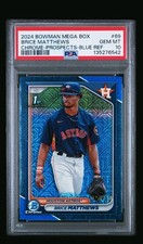 2024 Bowman - Chrome Prospects Brice Matthews #BCP-69 Blue Mojo Refractor Astros