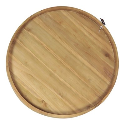 Dewi rundes Tablett aus Teak Holz Ø 80 cm, AXI