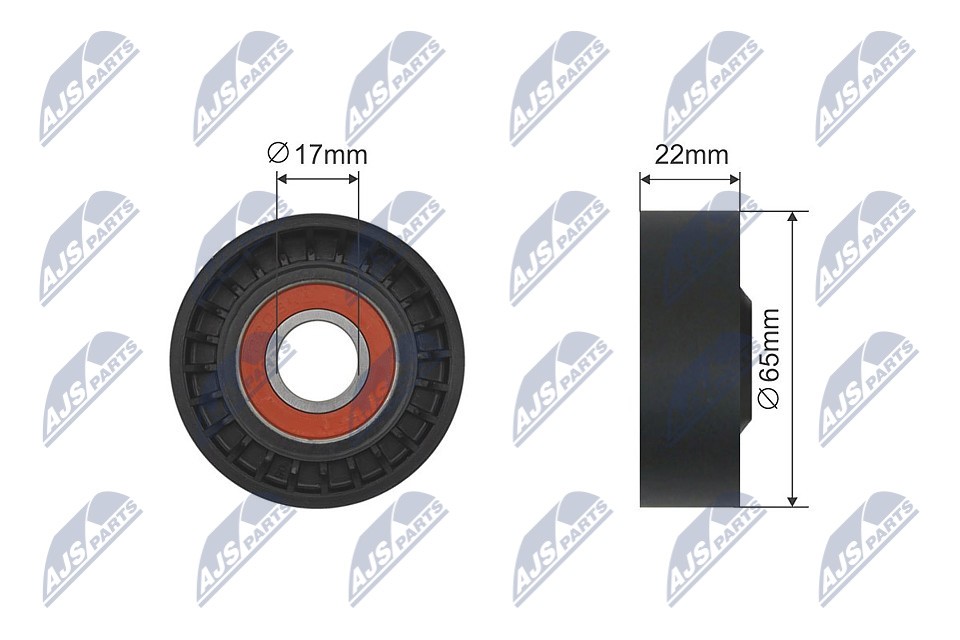 Fits NTY RNK-HY-003A PULLEY IDLER V-BELT