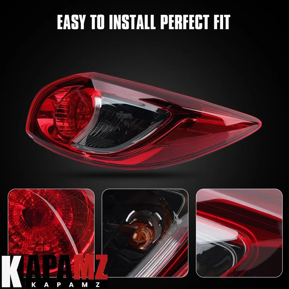 For 2013 2014 2015 2016 Mazda CX-5 Passenger Side Outer Body Mounted Tail Light - Изображение 3 из 4