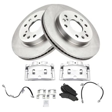 Brake Pad & Rotor Kit Semi-Metallic Fits Chevrolet GMC