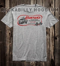 Retro Hot Rod Tee T Shirt Drag Race Racing Hunters Custom Automotive Nashville