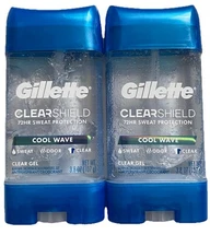Gillette  cool wave Antiperspirant Deodorant, 3.8oz (2 Pack) Ex6/2026
