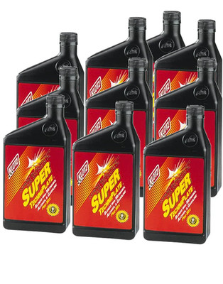 1 case of KLOTZ KL-100 Super Techniplate 2-Cycle Racing Oil - Quarts - Qty (10)