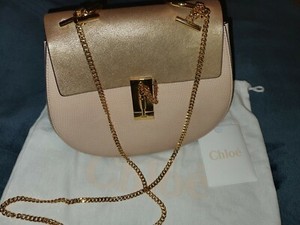 pink and gold bag