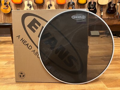 Evans BD22SCR 22'' Retro Black Mesh Screen Resonant Bass Drum Head *New