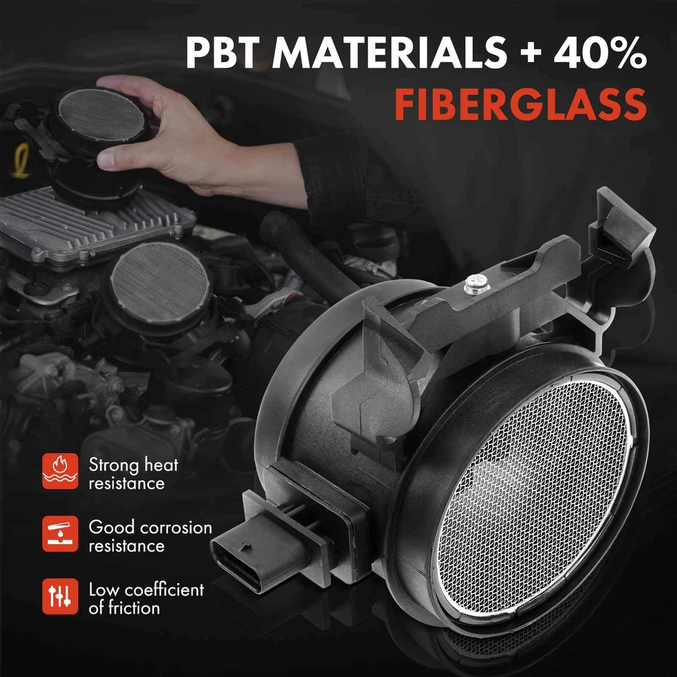 MAF Mass Airflow Sensor for Mercedes Benz W203 W164 R230 R171 SL SLK R E C-Class - image 3 of 4