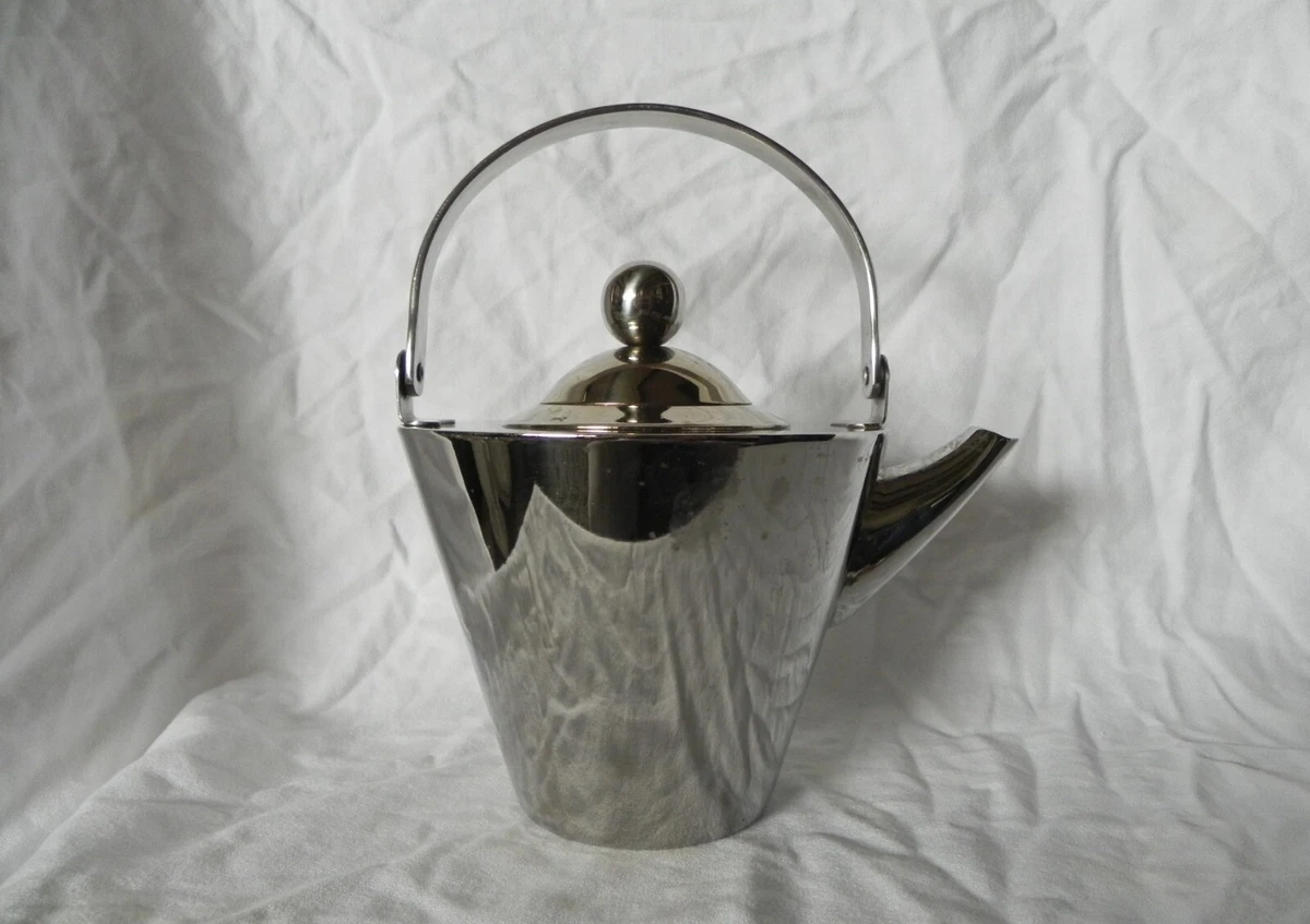 Palm Restaurant TEA KETTLE Stainless Steel Teapot