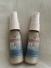 2x Pureology Color Fanatic 21 Essential Benefits Hair Treatment-Travel Sz 1oz