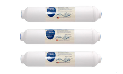 3 Replacement Inline filters For Premier Mini Portable Reverse Osmosis RO System
