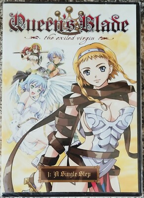 QUEEN'S BLADE: THE EXILED VIRGIN - VOL. 1 - A SINGLE STEP (DVD 2010) NEW