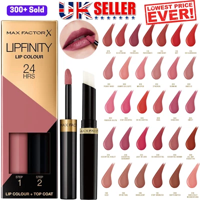 Max Factor Lipfinity 24HR Select your shade Lip Colour Beauty Lipstick UK Stock
