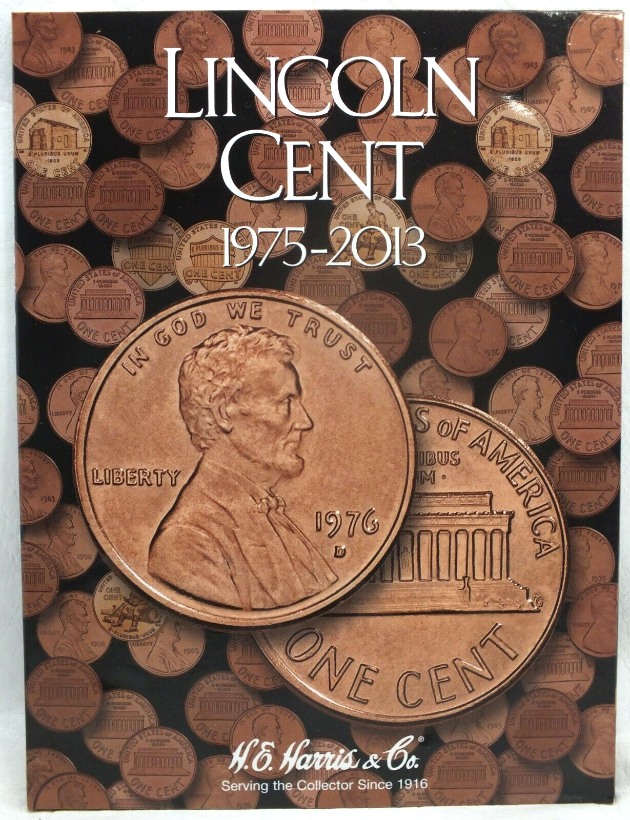 Coin Folder - Lincoln Cent 1975 - 2013 Pennies Set - Harris Album 2674 Penny