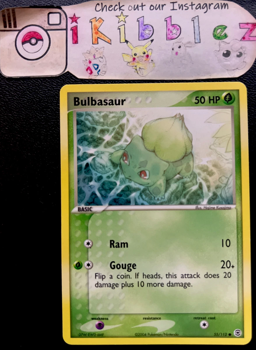 Bulbasaur - EX FireRed & LeafGreen Pokémon card 55/112