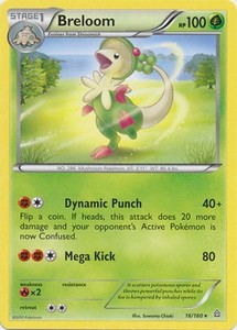 Breloom 16/160 XY Primal Clash RARE PERFECT MINT! Pokémon