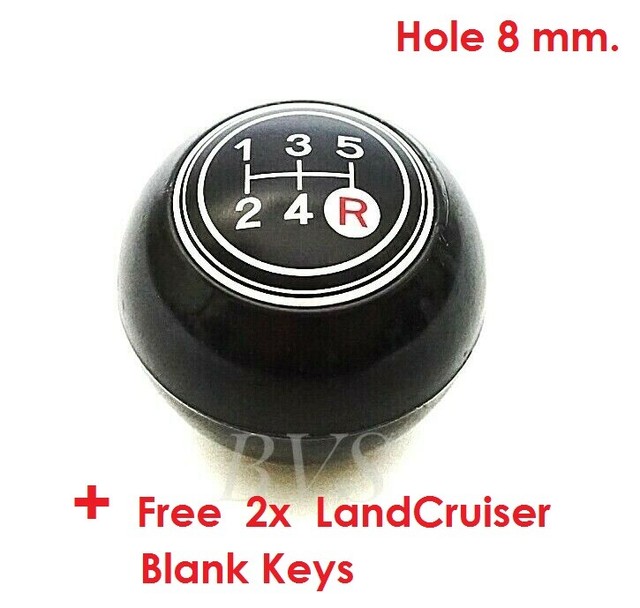 SHIFT KNOB 5 SPEED FIT LANDCRUISER FJ40 FJ45 FJ50 FJ55 BJ40 BJ42 BJ45 HJ45 (8mm) eBay