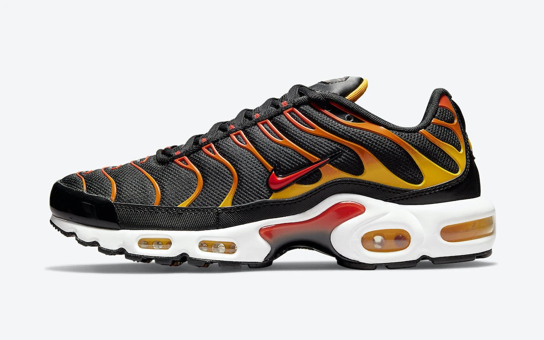 Nike Air Max Plus TN Tuned Reverse Sunset Black Orange Red | eBay