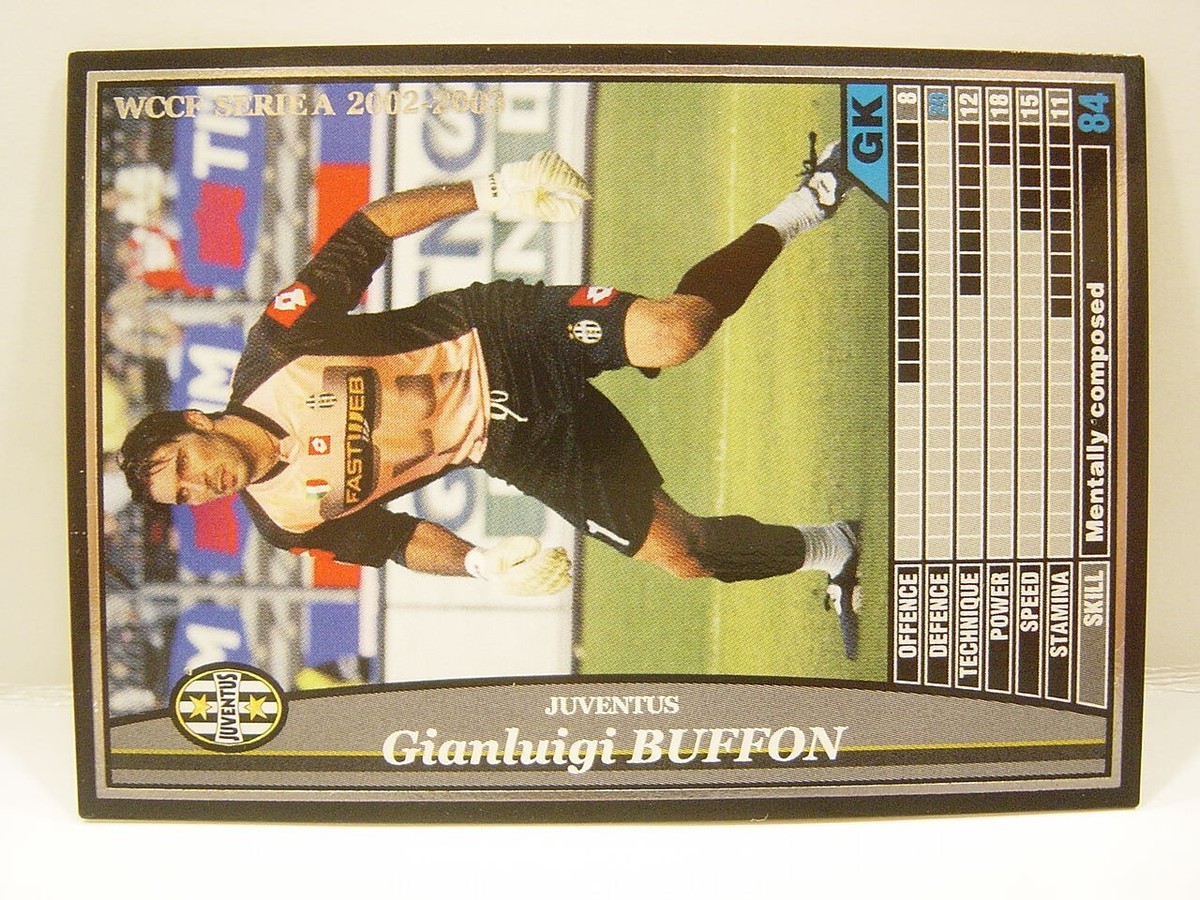 Panini WCCF 2002-03 Gianluigi Buffon 1978 Italy No.1 Juventus FC