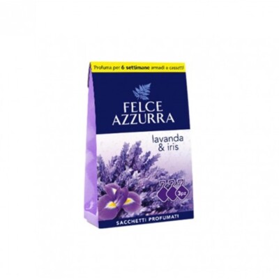 FELCE Azzurra closet laundry freshener sachets: LAVENDER/ IRIS scent -1 box-