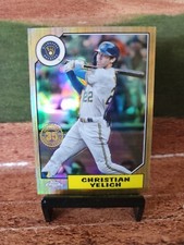 2022 Topps Chrome - 1987 Topps Baseball #87BC-6 Christian Yelich