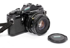 Pentax ME black 35mm SLR Film Camera with 50mm F1.7 SMC lens #0468