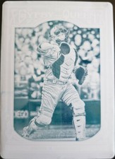 MIGUEL MONTERO 2013 Topps Gypsy Queen Cyan PRINTING PLATE SP 1/1 Diamondbacks of