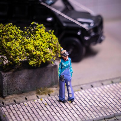 1/64 3D PRINT sexy lovely girl The painter's daughter fit 1:64 Diorama
