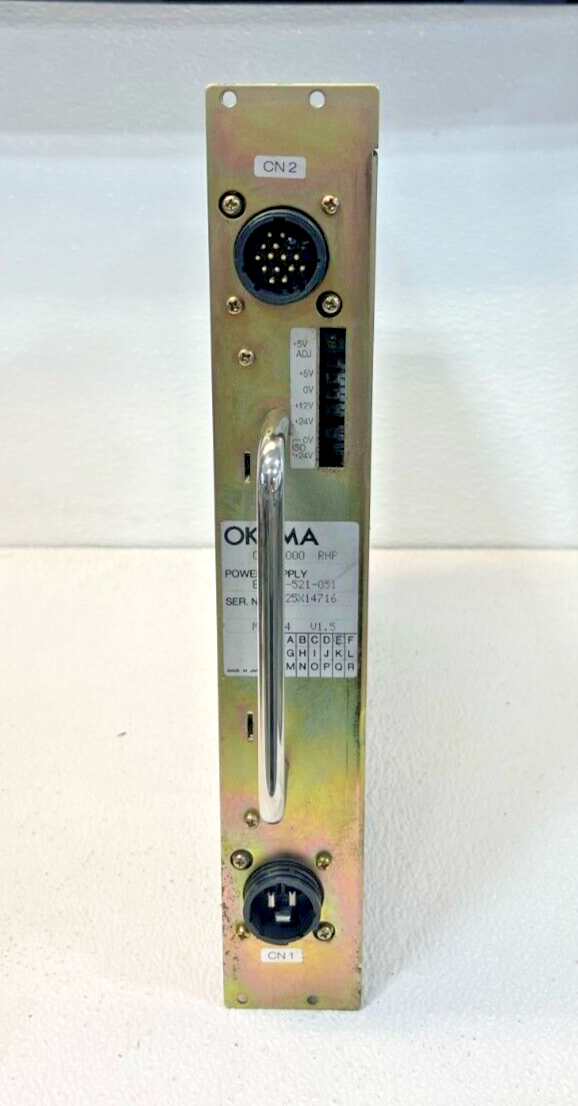 電源ユニット OKUMA OPUS 5000 LP POWER SUPPLY 5000T Okuma Opus 5000 LP Power Supply 5000T E0451-521-029 Ships