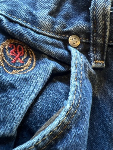 Wrangler 20x Boys 7R Adjustable Waistband Straight Western Cowboy Blue Denim - Picture 4 of 16